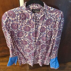 J. Crew Women’s Casual Paisley Blouse